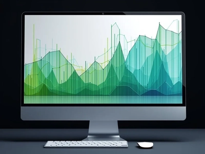 Ein Bildschirm, der Charts anzeigt